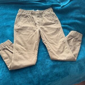 Abercrombie Kids Khaki Joggers Pants 9/10